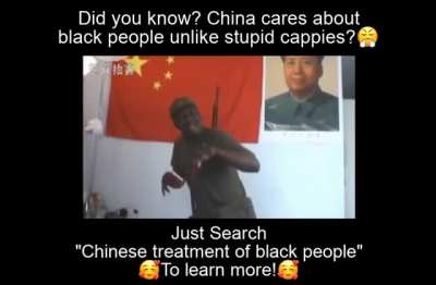 China cares about black people🥰