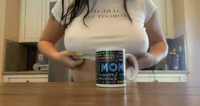 I’m your new neighbor & you came over to borrow cream for your coffee…