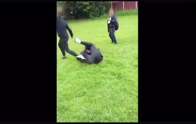 Brutal beatdown..