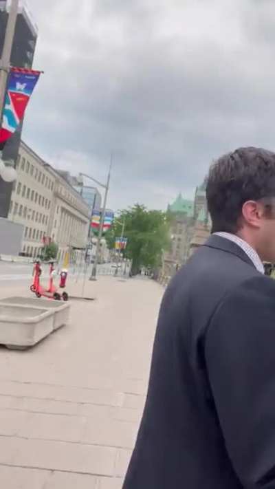 Candian politician who tried to put the Heroic ⭐️IRGC⭐️ on a terrorist list is confronted by a concerned citizen.