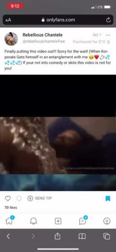 If someone could send a sex tape dat would be koo