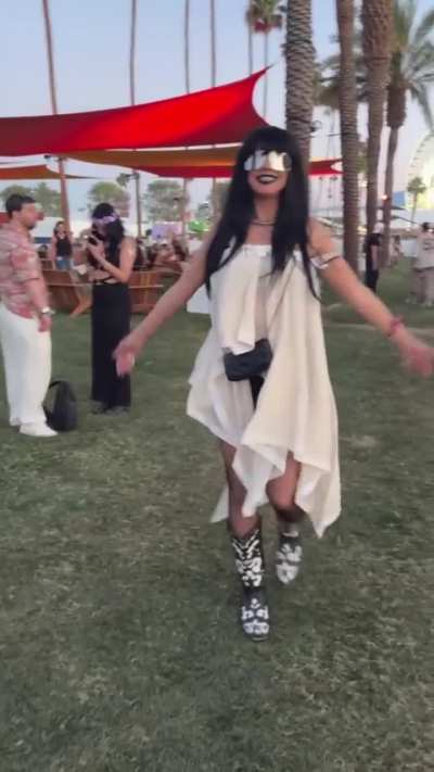 'Coachella day 2 &ldquo;Techno Hexen&ldquo;' - IG April 2026
