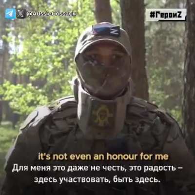 "We are following the path of our grandfathers who fought Nazism in WWII" Russian soldiers on the frontline of the SMO share their thoughts on 9th of May Victory Day.