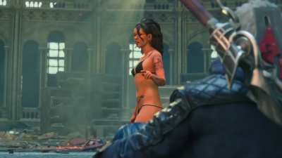 [Devil May Cry 5] Lady Nude Scene (No Blue Stuff)