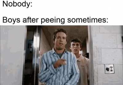 The post pee shiver
