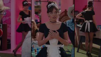 Emma Mackey - Sexy Maid Uniform Collage from 