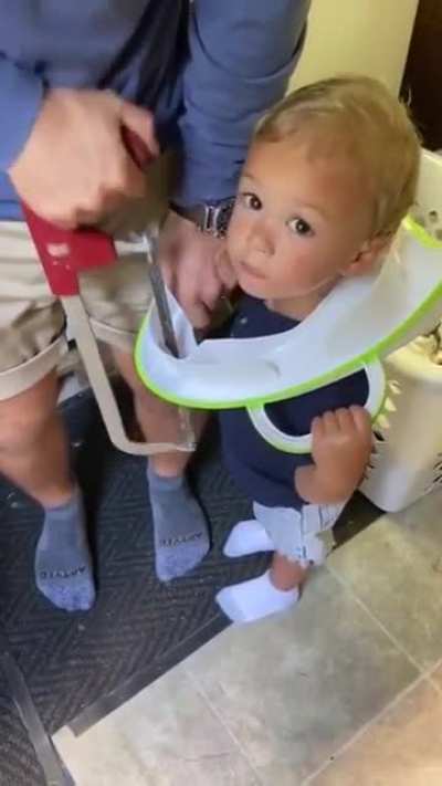 Head got stuck