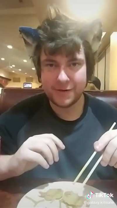 When you finally get to eat but it's date night
