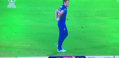 Got sweaty in front of a number 9 batsman after getting thrashed