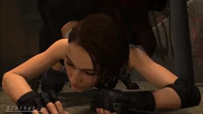 Jill turns into a blubbering mess as she&rsquo;s raped by a zombie dog (sinthetic)