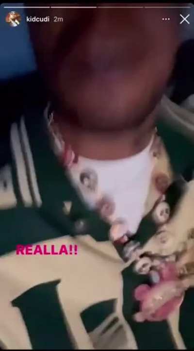 Cudi insta story