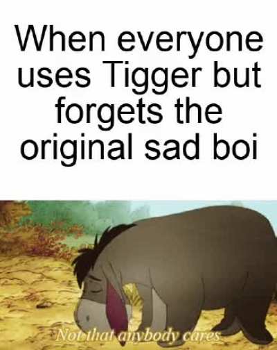 Poor sad boi
