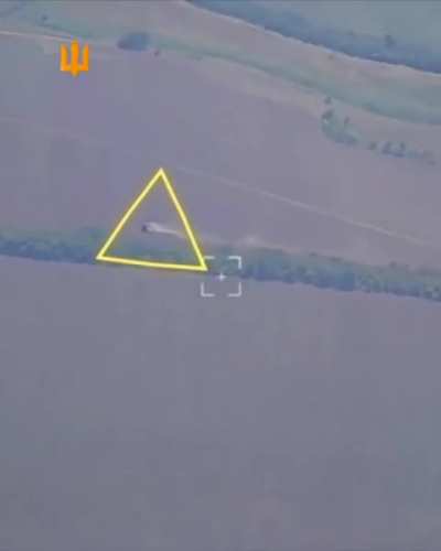 A Russian BUK air defense system is destroyed after being hit by a Ukrainian HIMARS strike