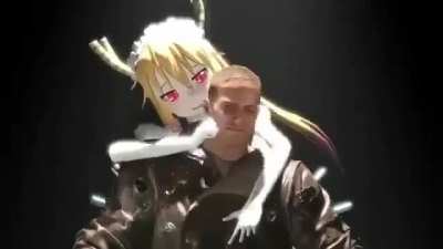 He is trapped 