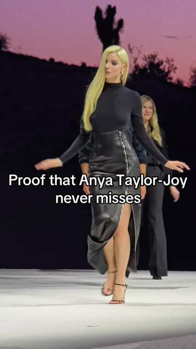 Anya on stage at Apple TV event