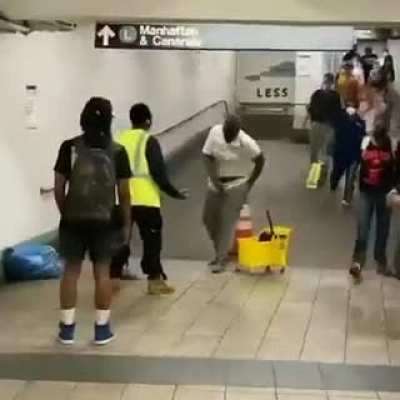 Homeless man in NYC
