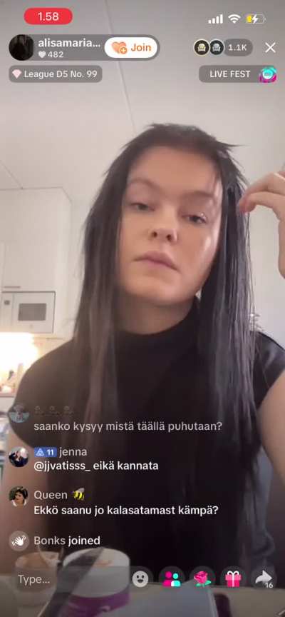 alisa suutahti kysymyksistä