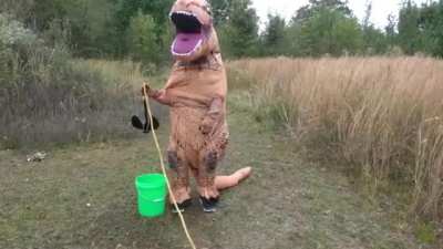 How deep is that bucket anyway??