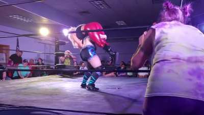 Riley Shepard fireman carries Nikii Duke