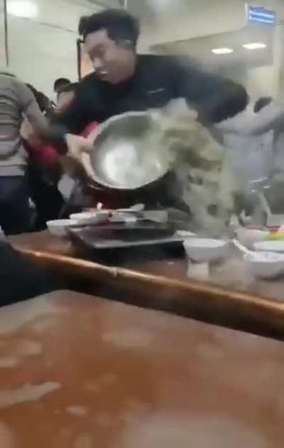 That's some wild mfs fighting over noodles !!