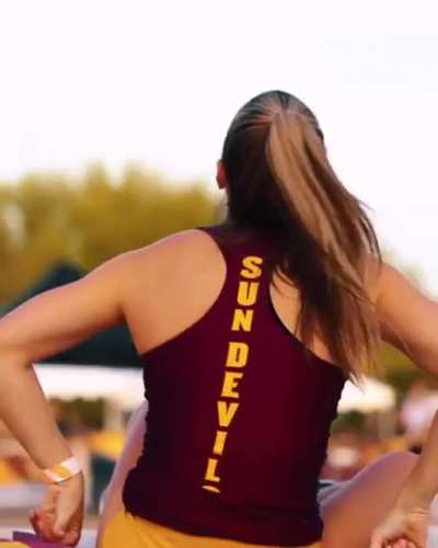Sun Devils Pole Vault…peep the gold briefs!