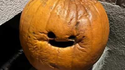 The evolution of my brother&rsquo;s Halloween pumpkin