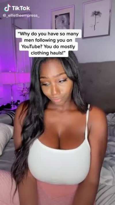 She has no clue why males follow her