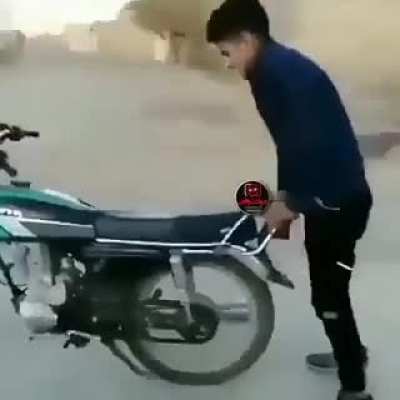 Legends say that the motorcycle hasn't stopped yet.