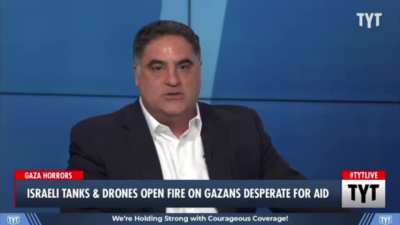 "Our leaders are monsters!" - Cenk Uygur 's indignation over The Flour Massacre in Gaza