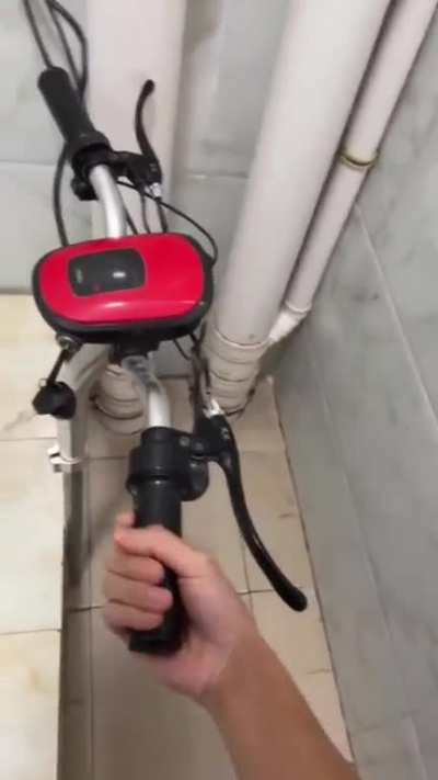 I would add a bike bell to let people know I&acirc;m done and about to flush.