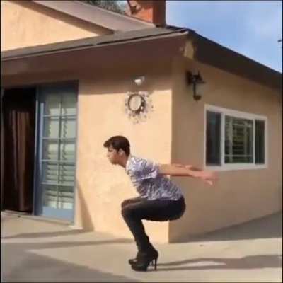 Thanks I hate this backflip in heels