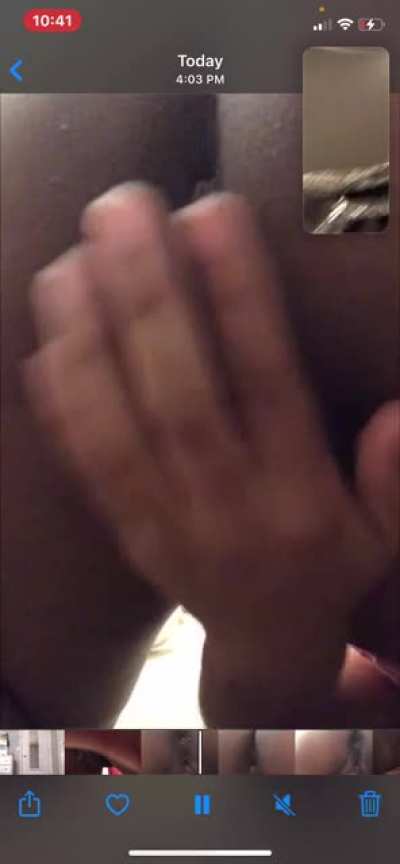 my girl, scree recorded the screenrecording while we were on ft lmao comment and i&rsquo;ll pm u to send full vid