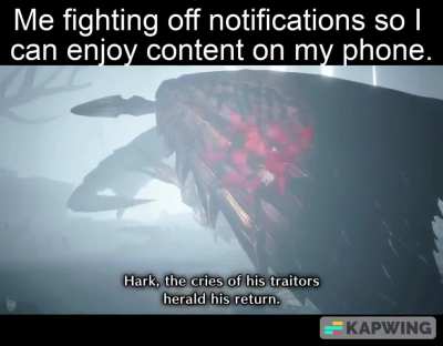 "STOP PULLING ME OUT OF MY APPS!!"