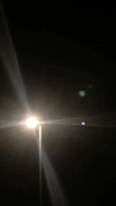 I&rsquo;be just seen this flying thing with multi coloured lights over where I live ?