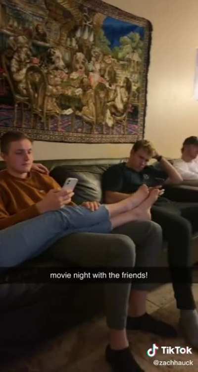 Caught taking a pic of friend's girlfriend's feet