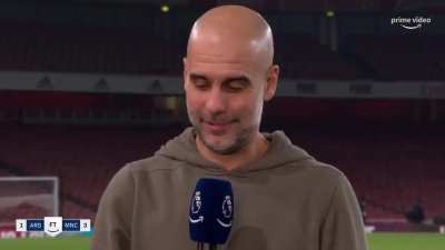 Pep on what frustrated him in the first half: "My tactics, I tried something new and it was horrible."