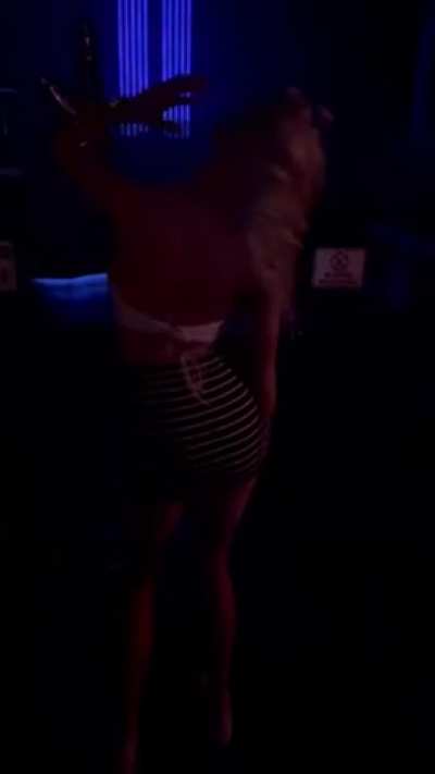frisky at the club