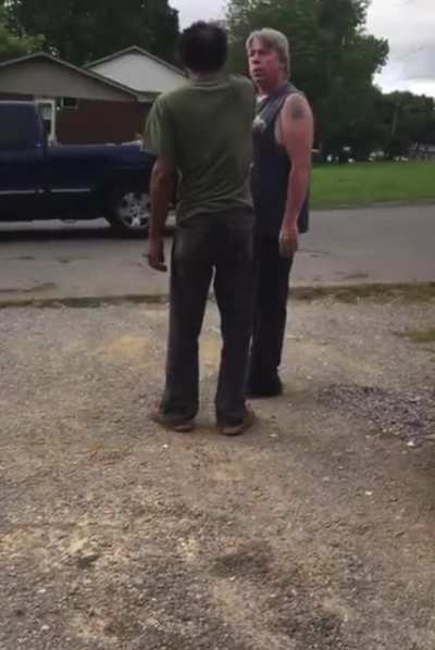 &ldquo;Get Out My Yard&rdquo; Old Men Scrap It Out