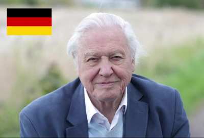 This is surreal: ElevenLabs AI can now clone the voice of someone that speaks English (BBC's David Attenborough in this case) and let them say things in a different language, like German.
