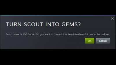 Oh god oh fuck GLADOS is putting scout into the gemifier