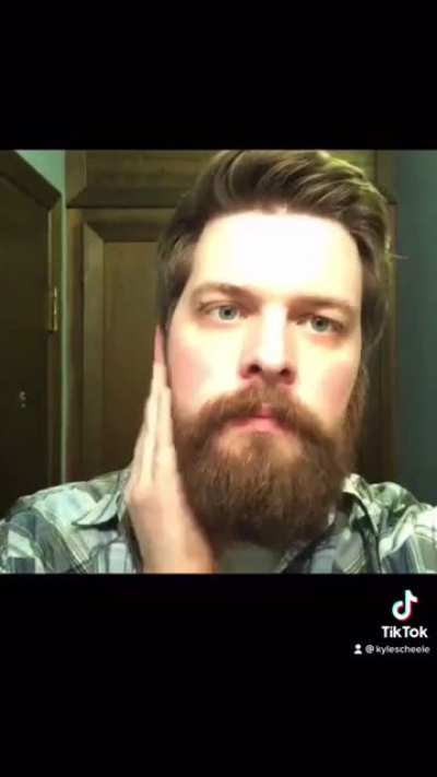 My wife: Why does it always take you 45 minutes to shave?