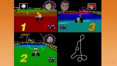 Jacob Anderson is very angry playing Mario Kart 64 with the game grump lads