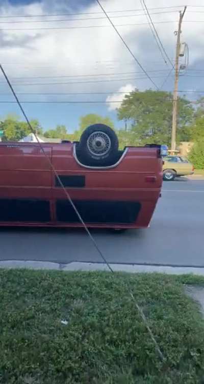Backwards upside down vehicle&hellip; WHAT