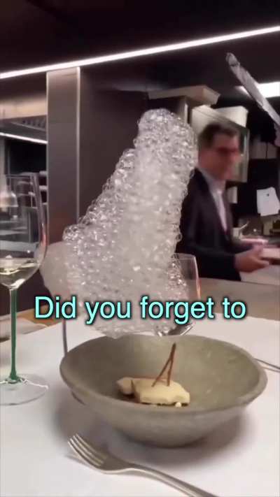 High-End Restaurants be like: