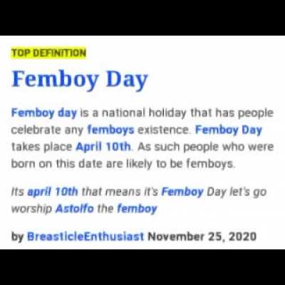 Femboy day