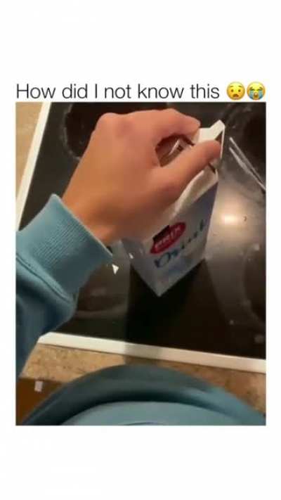 I always opened them the wrong way