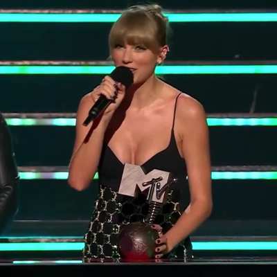 Taylor swift , Boob job or a good bra?