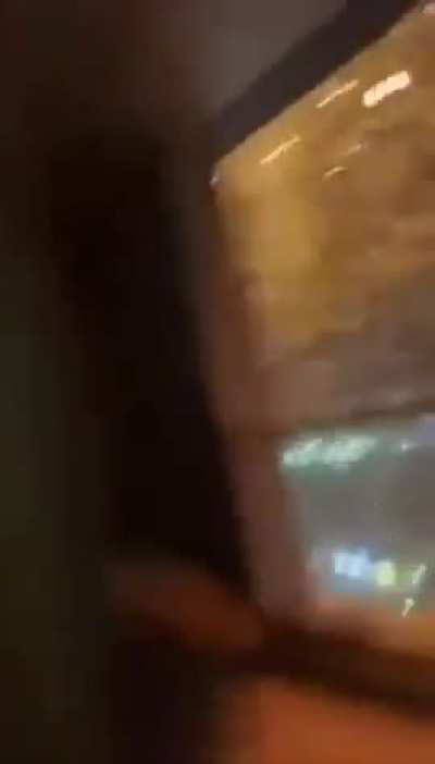 Incredible Angle for Iranian Sahed 136 drone striking a tower in Bahrain