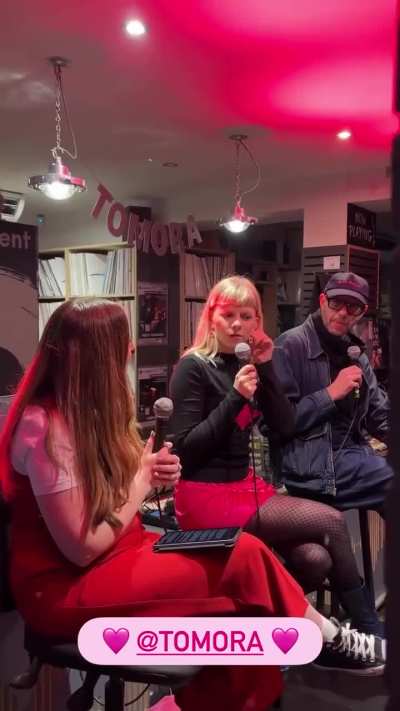 Short clip from the Tomora Q&A and album listening party in Brighton, England tonight