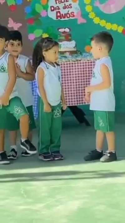 To show affection at age 6